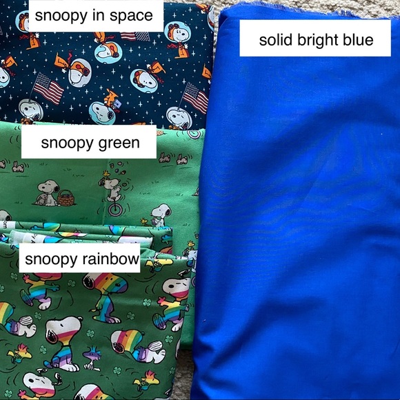 Elastic Snoopy Face Mask w/ Filter Pocket - Picture 3 of 7